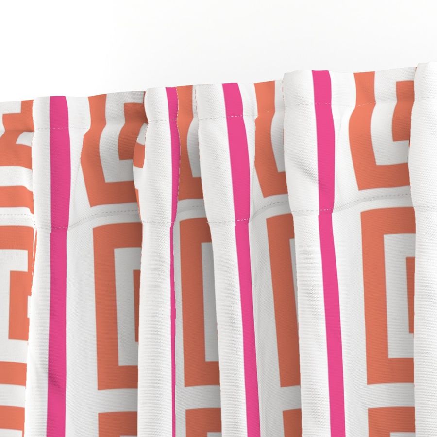 greek_key_strip orange/pink