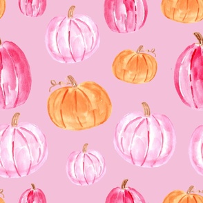 Large Scale cute Halloween pumpkin pink