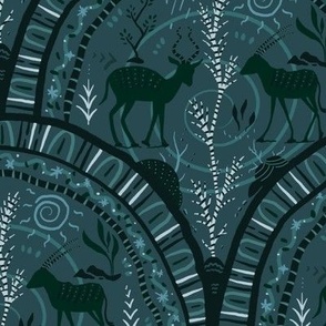 African tribe - Teal