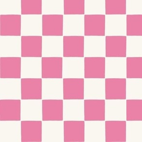 Check-Me-Out_Checker_kids decor_Medium_Aurora Pink Barbie_Hufton-Studio