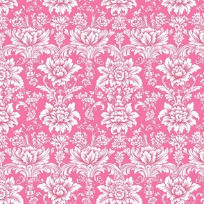 Blush Blossoms: Antique Pink Floral for a Romantic Touch