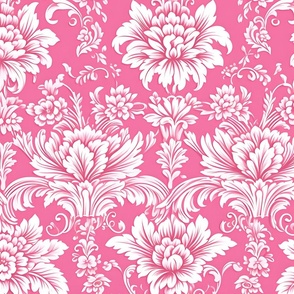 Jumbo Blush Blossoms: Antique Pink Floral for a Romantic Touch