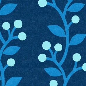 Berry Branches Blue