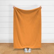 Happy tangerine orange solid plain - wallpaper and fabric