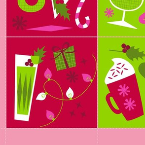 Boozy Holidays Cocktail Napkin Set