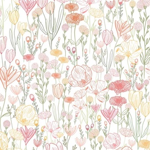 Wildflower (Dream Dance Dare) floral bedding - no words