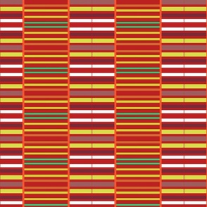 Colorful Striped Art design fabric pattern
