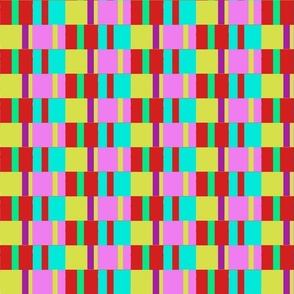 Stripes - colorful and happy fun art design fabric pattern