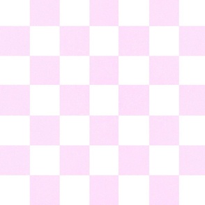 (M) Retro Pastel Chequered Checks Pink #minimal #chequered #retro #70s #pinkandwhite #spoonflowercollection