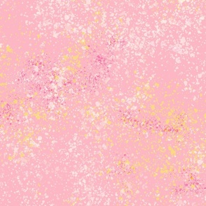 speckled pink yellow hot pink large scale