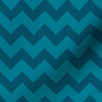 maximalist fantasy garden- peacock blue-chevron-06-medium scale