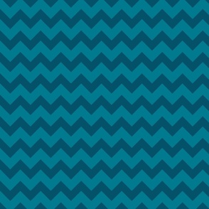 maximalist fantasy garden- peacock blue-chevron-06-medium scale