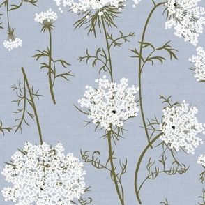 Queen Anne's Lace Blue Large