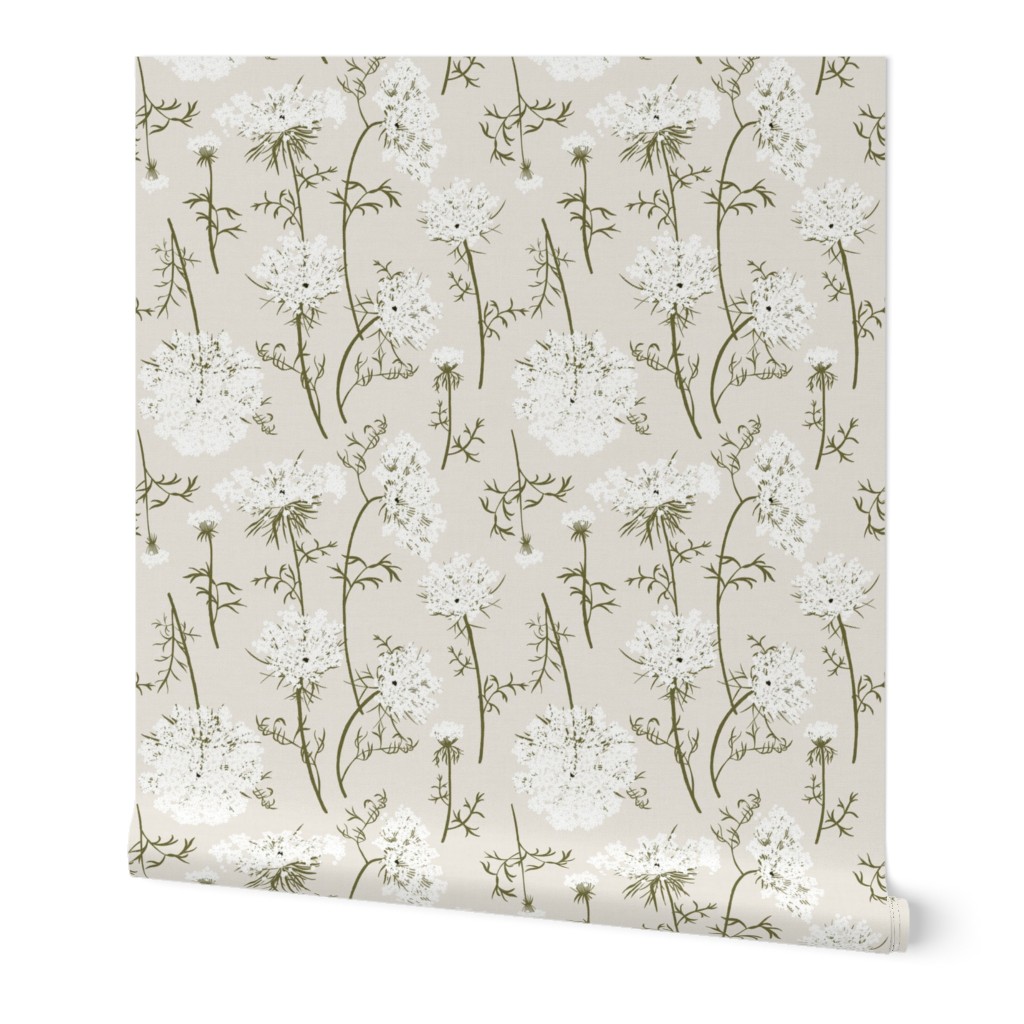 Queen Anne's Lace Cream Large