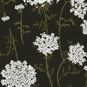 Queen Anne's Lace Deep Green Large