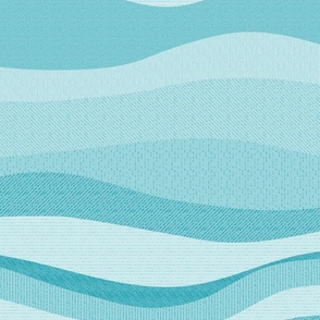 Textured River Waves // Blue