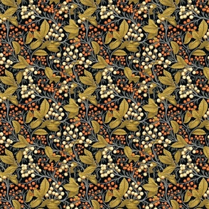 Rustic Autumn Berries | William Morris Inspired collection