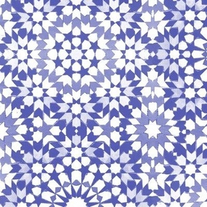 Moroccan Mosaic navy blue inverted - big scale