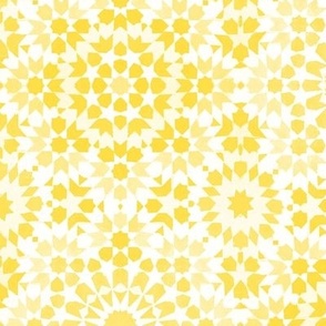 Moroccan Mosaic yellow - big scale