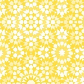 Moroccan Mosaic yellow inverted - big scale