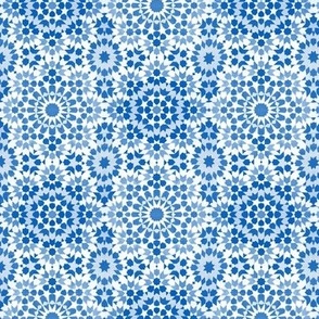 Moroccan Mosaic blue - small scale