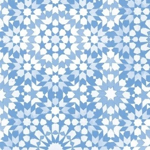 Moroccan Mosaic light blue inverted - big scale