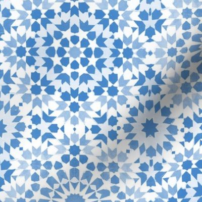 Moroccan Mosaic light blue - big scale