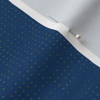 Halftone polka dots in marine blue and army green