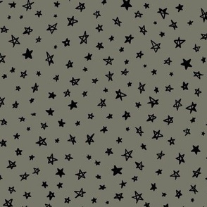 Stars in Grey and Black