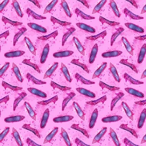 fun pop of pink alligator print shoes 6x8