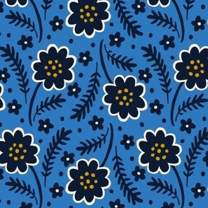 Bygone Blooms -  Blue