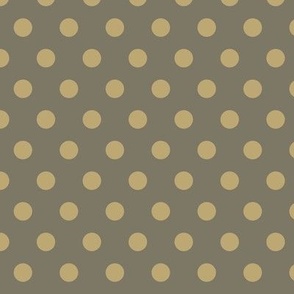 Monochrome [Medium] Creamy Yellow Polka Dots