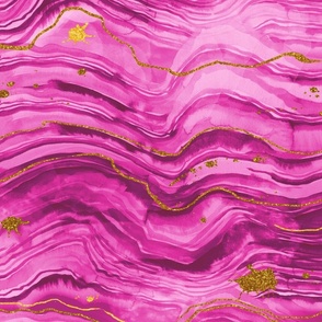 hot pink geode barbiecore