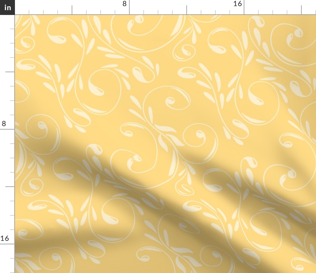 Swirl Yellow Cream