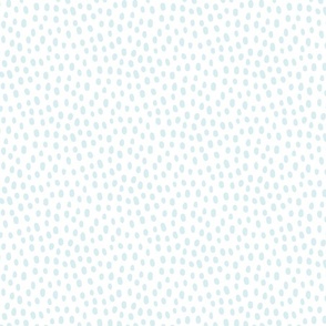 Speckled Dots in Ice Blue