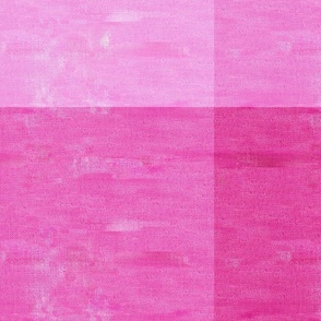 pink gingham oil paint huge scale