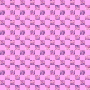 light pink geode checkerboard 4in