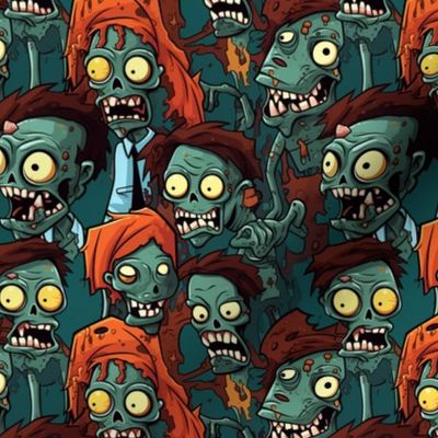 Cartoon Spooky Halloween Zombie