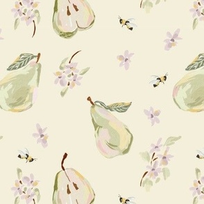 Sweet Pear, Blossom and Bee Serenade