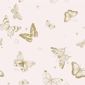 Twinkle star Butterfly Ballet Gold & Pink