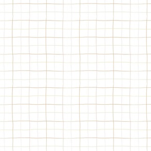 Hand drawn grid Fabric Colorful