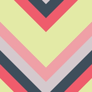 70s Vintage Pastel Sport Geometrics