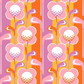 Putt-ercup Par-tee - pink, purple, & orange 