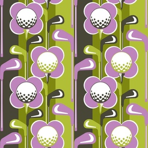 Putt-ercup Par-tee - purple and green 