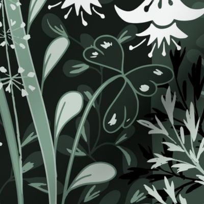 Meadow scent emerald green - L