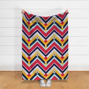 Vintage Sports Geometric Large Scale