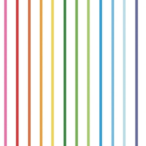 Rainbow doodle lines - Large