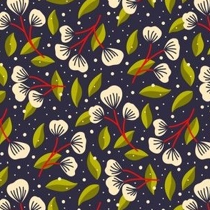 2852 C Small - floral night 