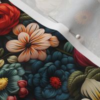 Embroidered Flowers