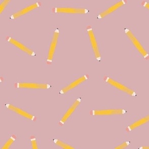 Back to School Pencils in Blush